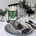Luxury Glass Candle Holder 150ml 200ml Glass Candle Jar For Home Decoration