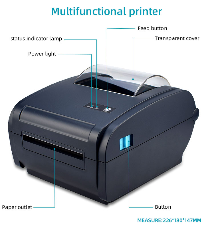 Thermal Line Printing 110mm Label Printer for Precise and Accurate Label Printing
