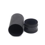 Hot Sale Gift Packaging Box 30ml 50ml 100ml Black Leather Paper Tube for Refined