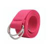 Buy cheap Canvas Knitted Belt 110cm Double D Ring Belt Unisex Cotton Web from wholesalers