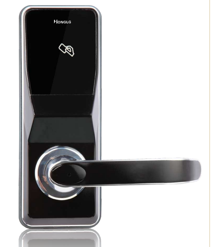 Digital handle lock manual Hotel rfid Smart card hotel lock Smart Door Lock