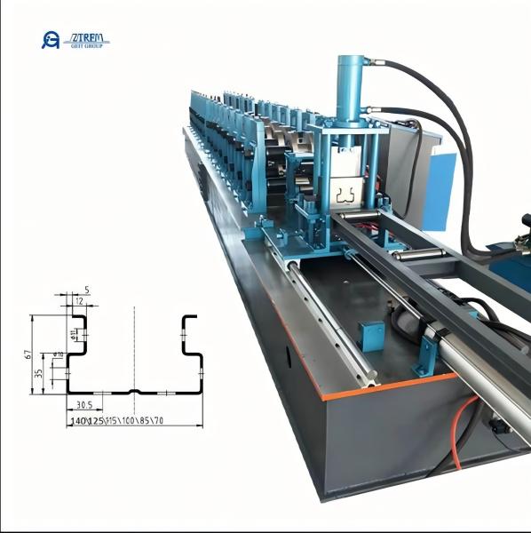 Buy cheap Supermarket Storage Rack Shelf Frame Cold Roll Forming Machine from wholesalers