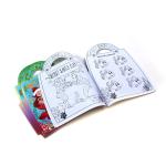 Coloring Book with Stickers for Children, mermaid purse book, Professional