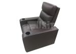 Big Size Electric Home Theatre Lounge , Electric Power Recliner Sofa Dark Brown