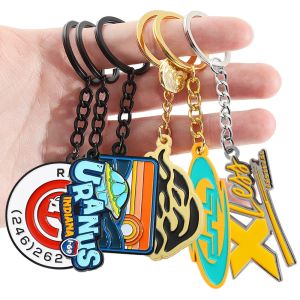 Buy cheap Metal Soft Hard Enamel Keychains Keychain Custom Logo 3D 2D Keyrings Keychain from wholesalers
