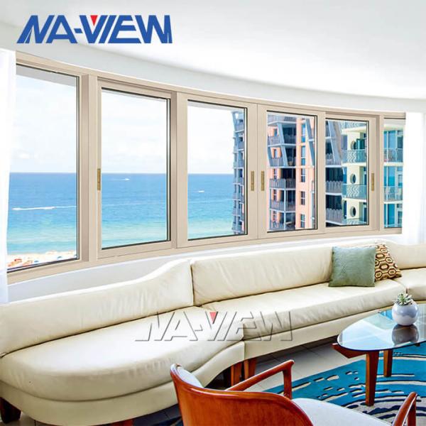 Guangdong NAVIEW Australian Standard Double Glass Aluminium Horizontal Sliding