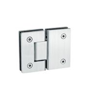 Buy cheap Bathroom glass clamp RS804, Square 180 degree, material stainless steel, satin product