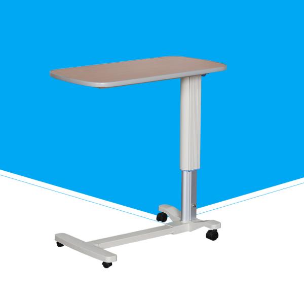 Buy cheap On Wheels Folding Over Bed Table , Height Adjustable Hospital Bed Table from wholesalers