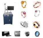 Air - Cooling Laser Engraver Machine 8000 mm / s Metal Laser Marking Machine
