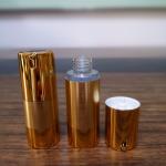 Special 15ml 30ml 50ml gold frosted vacuum skin care silver chambercosmetic
