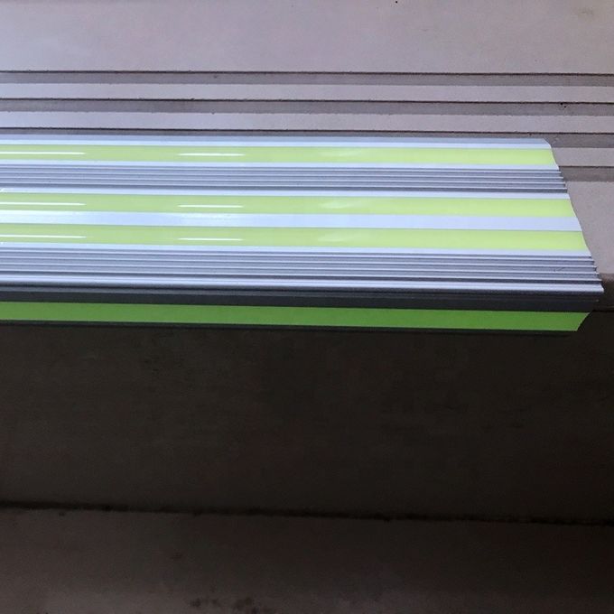 Aluminum Photoluminescent Egress Path Markings Stair Nosings 3