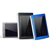Buy cheap ABS Polymer Lithium Battery Waterproof Soloar Power Bank 12000mAh Solar portable product