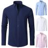 Buy cheap Men′s Shirt Ironing Long Sleeve Stretch Business High-End Men′s Shirt Hot Sale Office Formal Style Men′s Long Sleeve Shirt from wholesalers