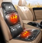 PU Material Shiatsu Massage Chair Pad , Shiatsu Massage Seat Cushion Double