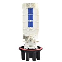 Buy cheap Dome Fiber Optic Splice Closure Case 288F Vertical ABS Overhead product