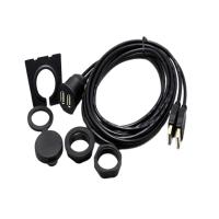 Buy cheap Waterproof USB2.0 Dual USB Port Cable 1 Meter For Car Motorcycle product