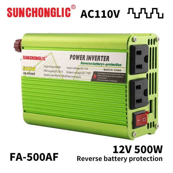 Buy cheap 500va 60Hz Modified Inverter Overload Protection 12vdc To 110vac Inverter from wholesalers
