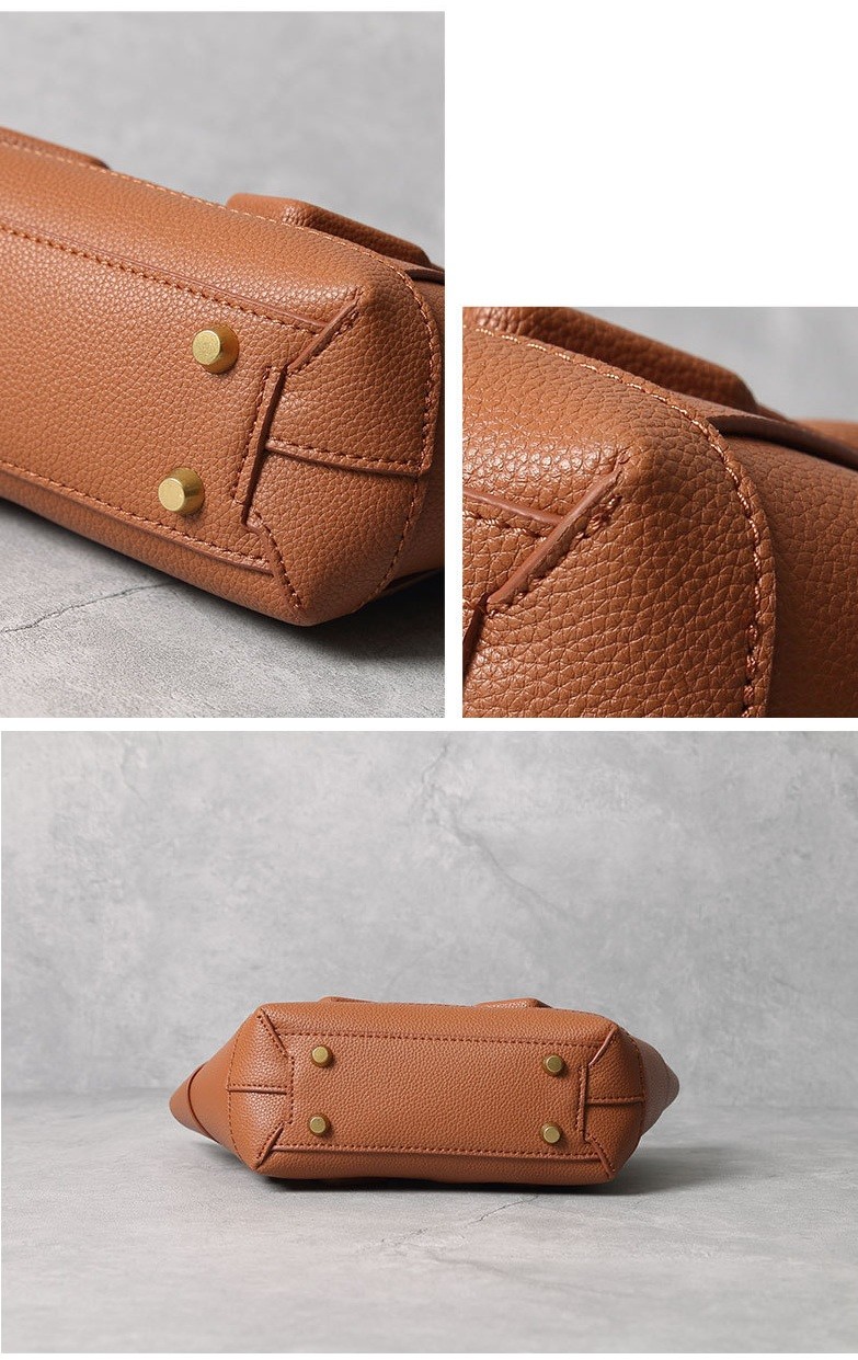Small Handbags With Shoulder Strap Genuine Leather Shoulder Bags Oem / Odm