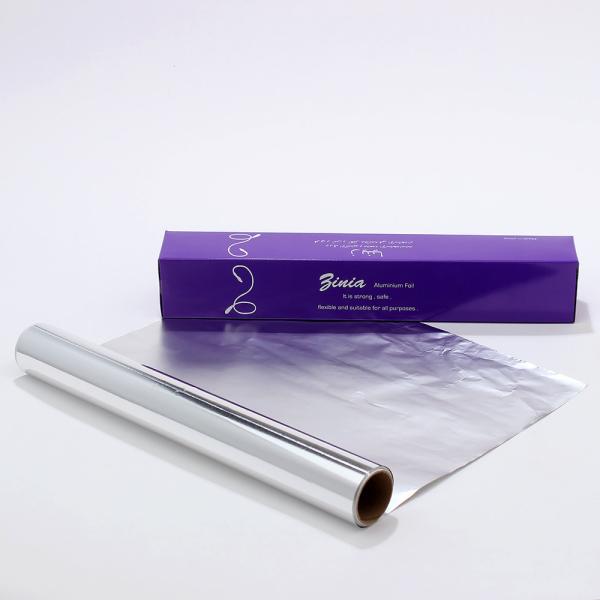 Buy cheap Disposable Aluminum Foil Roll for Food Packaging Heat Resistant and Silver Alloy 8011 from wholesalers