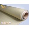 Buy cheap 800C Vermiculite Coated High Temperature Fiberglass Cloth Heavy Duty Welding Protection from wholesalers