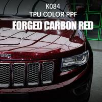 Buy cheap K084 Red TPU Color Carbon Fiber Paint Protection Film Forged Full Body Sticker product