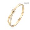 Buy cheap Gold Stainless Steel Designer Jewelry Luxury Layered Diamond Bow Bangle from wholesalers