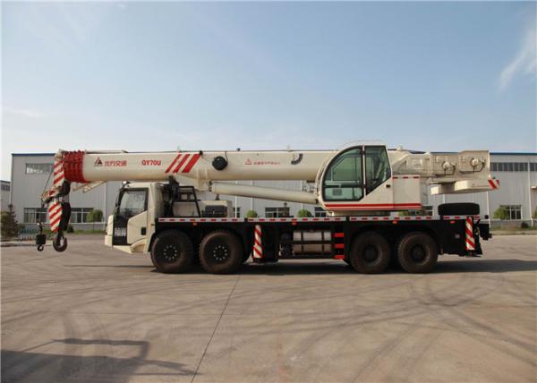 Buy cheap FAW 276KW Hydraulic Truck Crane , 70 Ton Vehicle Mounted Crane from wholesalers