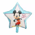 Cartoon Character Round Star Heart Minnie Mickey Kids Inflatable Foil Balloon 18