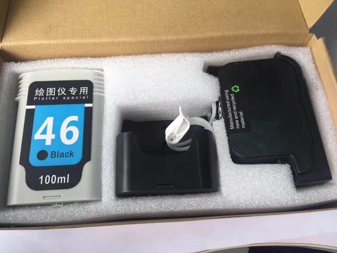 Inkjet Plotter Cutter Usage Continuous Refillable HP45 Ink Cartridge