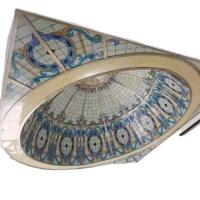 Buy cheap Hotel Mall Gothic Church Stained Glass Dome Ceiling Customized product