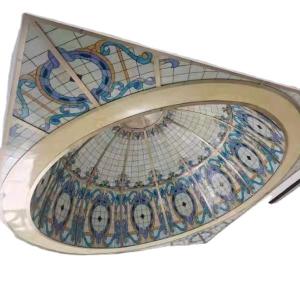 Wholesale Hotel Mall Gothic Church Stained Glass Dome Ceiling Customized from china suppliers