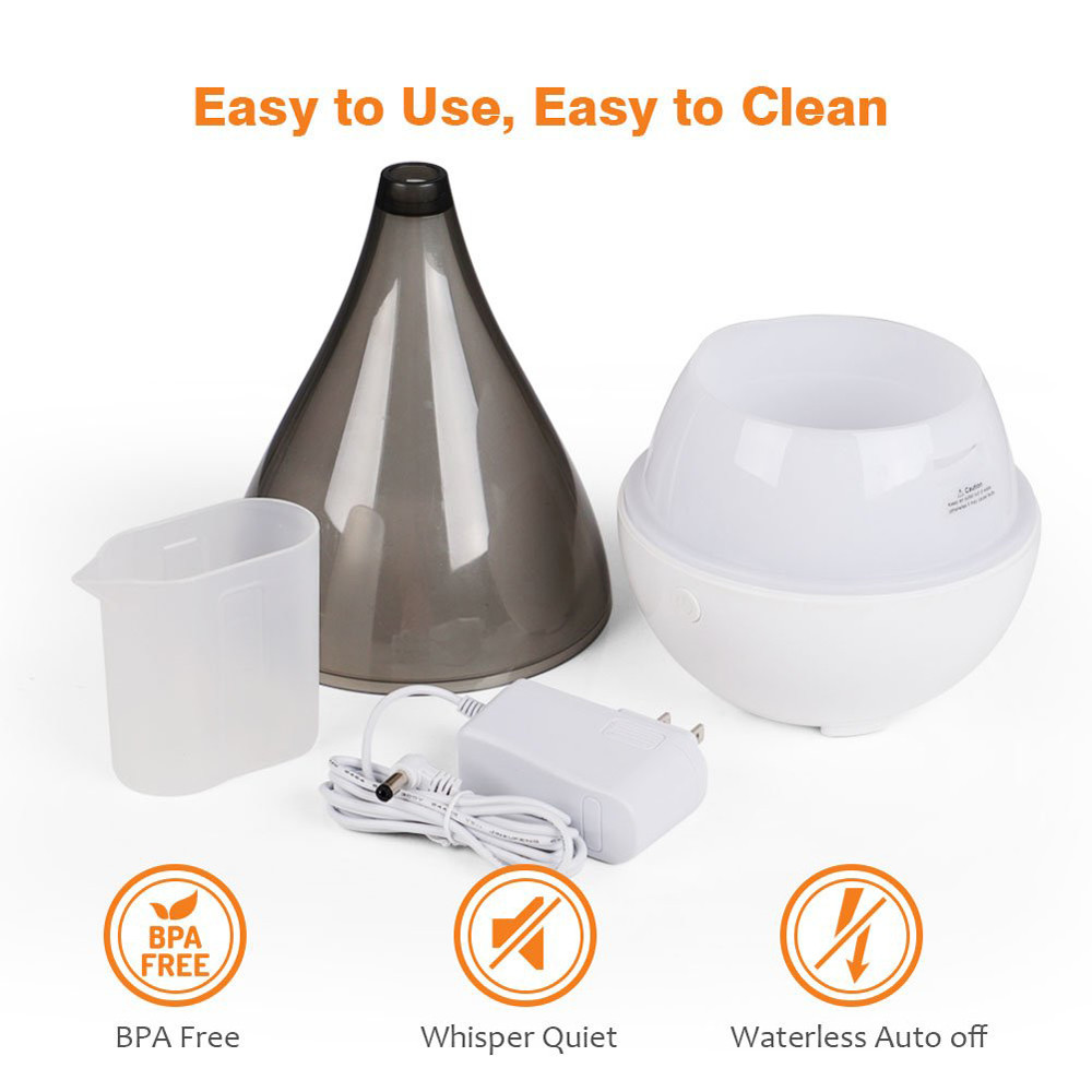 Vase - Shaped 200ml Plastic Essential Oil Diffuser Humidifier