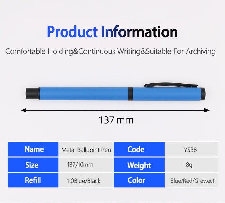 Multi Color Classic Roller Ball Pen 1.0mm Plug In Type Design For School Office