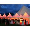 Buy cheap Outdoor White Roof Pagoda Marquee Tent With Decorating OEM ODM Pagoda Tent Cost from wholesalers