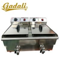 Buy cheap Double Tank Stainless Steel Heavy Duty Industrial Electric Deep Fryer product