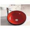Buy cheap Red Color Glazed Colorful Ceramic Wash Sink Hand Wash Basin For Bathroom from wholesalers