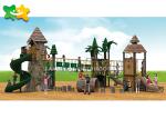 Anti Static Wooden Garden Slide , Childrens Wooden Slide Jungle Series 3-14