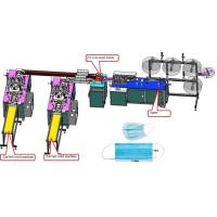 Buy cheap Face mask making machine / Medical nonwoven face mask production line product