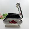 Buy cheap Shinny Gifts Metal Jewelry Box Earring Storage Box for Wedding Gifts&Desktop Decoration from wholesalers