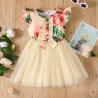 Buy cheap Summer Children'S Clothing Baby Girl Printed Sweet And Cute Flying Sleeve Dress from wholesalers
