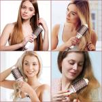 Antiscalding Electric Hair Straightener Comb Brush Anti Frizz Multipurpose