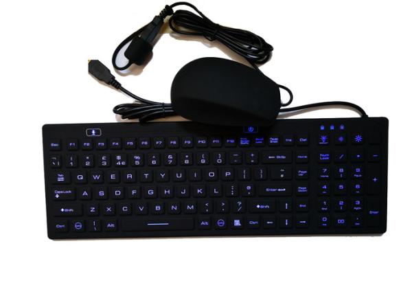 Buy cheap 106 Key Washable 800DPI PS2 cable Rubber Keyboard Mouse from wholesalers