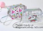 Cute Unicorn PVC Transparent Travel Accessory Cosmetic Bag Waterproof Makeup