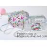 Buy cheap Cute Unicorn PVC Transparent Travel Accessory Cosmetic Bag Waterproof Makeup Pouch Cactus Flamingo Wash Kits Organizer from wholesalers