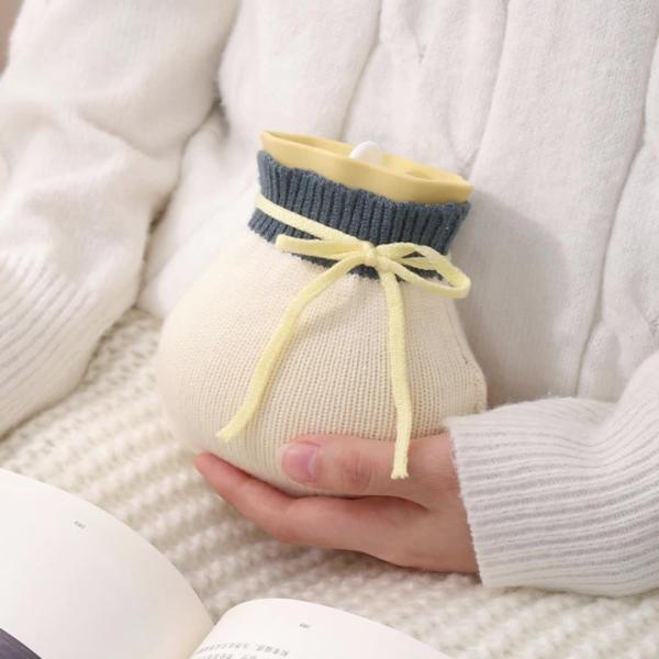 Buy cheap Silicone Hot Water Bottle Bag Hand Feet Warmer Leakproof And Odorless For Hot Compress Pain Relief Cold Compress from wholesalers
