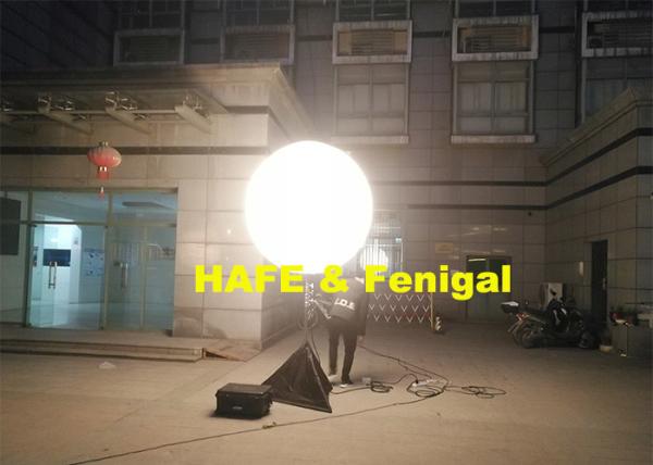 Buy cheap 90cm Lighted Decorative Stand Halogen Balloon For Christmas from wholesalers