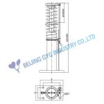 Hydraulic Buffer GH-80H GH-175H GH-210H , pre filling type,Elevator Safety Parts