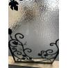 Buy cheap custom Wrought Iron Glass With 12mm*12mm Steel Bar For Wood Door from wholesalers