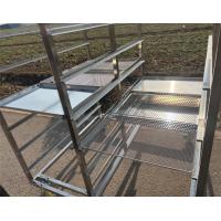 Buy cheap 6 Tiers Mobile Stainless Steel Food Delivery Tray Trolley For School Canteens product