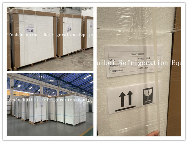 Wholesale supermarket glass door display freezer commercial refrigerator freezer